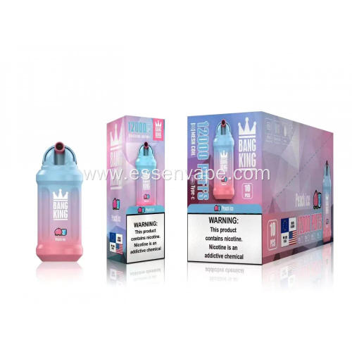 Lithuania Bang King 12000 Rainbow Sherbert